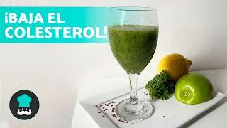 JUGO VERDE para BAJAR los TRIGLICÉRIDOS y el COLESTEROL 🍏🍋