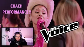 Ariana, Kelly, John & Blake Coach Performance - The Voice 2021