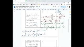 Center of Mass and Moments