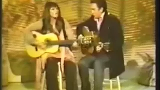 Johnny Cash & Melanie - Silver Threads & Golden Needles