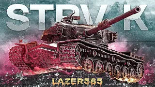 Strv K Рискованный статист пытается удержать топ 1 среднего на имбиле | Tanks Blitz