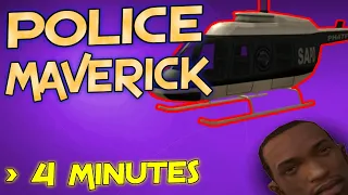 GTA San Andreas - HOW GET THE POLICE MAVERICK AT THE BEGINNING IN UNDER 4 MINUTES  [NO CHEATS/MODS]