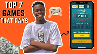 7 Legit Game Apps that Pay REAL Money (Free and Easy Options)|GAMES THAT PAY YOU REAL MONEY