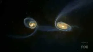 Cosmos - Andromeda & Milky Way Collision