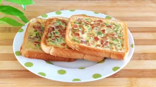 Fried bread slices