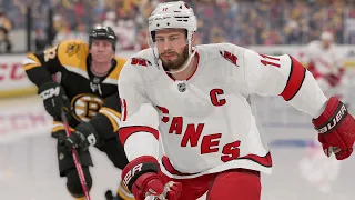 Boston Bruins vs Carolina Hurricanes - NHL Playoffs 5/6/2022 Full Game 3 Highlights - NHL 22 Sim