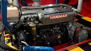 SALA DE MÁQUINAS - NAVIO CIDADE DE TERRA SANTA - YANMAR 600 HP