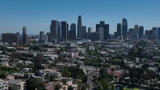Downtown LA from above