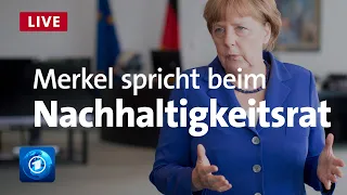 Nachhaltige Entwicklung: Rede von Kanzlerin Merkel