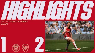 STINA AT THE DOUBLE! | HIGHLIGHTS | Manchester City vs Arsenal | Blackstenius (2) | WSL