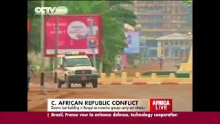 Dozens loot building in Bangui as sectarian groups carry out attacks