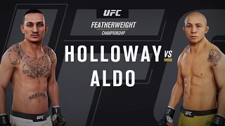 UFC 3 Gameplay - Holloway Vs. Aldo