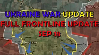 Ukraine War Update (20230918): Full Frontline Update