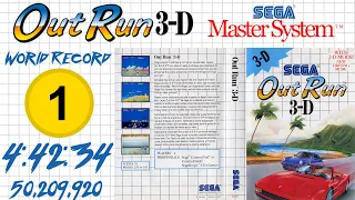 OutRun 3-D [SMS] WR 🥇 2D Any% Speedrun [4'42"34] World Record | SEGA Master System | アウトラン 3D