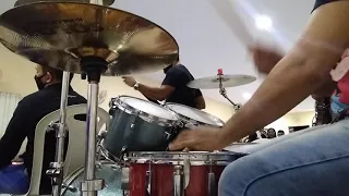 É o Tempo de Segar - Hino 224 (Harpa Cristã) - Drum Cam | ADTC Serra Azul