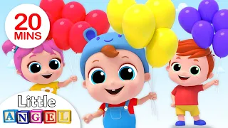 The Balloon Song | Nursery Rhymes & Kids Songs - Little Angel