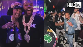 Charleston Spends A Bankroll Partying With Floyd Mayweather In Vegas At His 🍑 Club