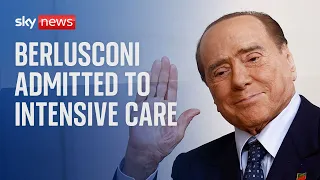 Silvio Berlusconi admitted to hospital in Milan