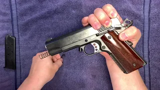 Disassembling 1911: Bushing first vs. Slide Stop first