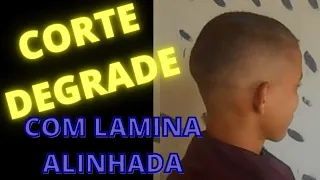 COMO FAZER CORTE DEGRADE COM LAMINA ALINHADA