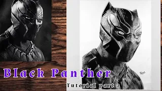 Black Panther // How to draw Black panther // Marvel Drawing  Part 2