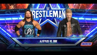 WWE 2K23 Gameplay | AJ Styles VS Edge | WrestleMania (4k 60FPS)