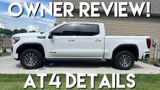 THE NEW GMC 1500 OWNER REVIEW: PROS/CONS AT4 EDITION