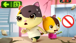 Run! Kitten Mimi, It's an Earthquake! | Firefighter Song, Fire Truck | Kids Songs | Mimi and Daddy