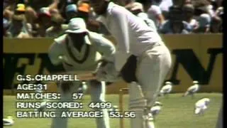 Classic fast bowling - Andy Roberts Adelaide 1980