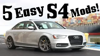 5 Easy & Cheap Mods for your B8/B8.5 S4!