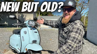 Riding a NEW Vintage Scooter