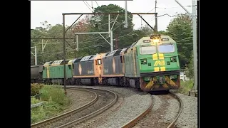 Australian diesel locomotives - Quad ANs - Clarence colliery trial - April 2002