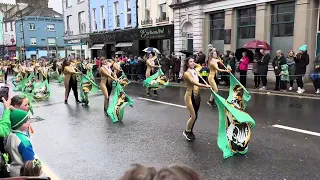 Tipperary St Patrick’s day parade part 2. Marching MIZZOU enters Tipperary.