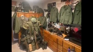 Collection & Room tour 2022 -RARE Vietnam War Items! M55 flaks, 1st pattern Jungle uniforms-