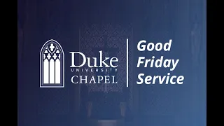 Good Friday Worship Service - 4/10/20