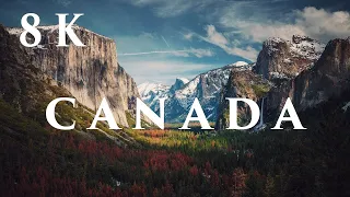 Canada in 8K ULTRA HD HDR - 2nd Largest country in the world (60 FPS) | Relax to Music