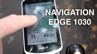 Navigation mit dem Garmin EDGE 1030 und Strava Live Segments (deutsch)