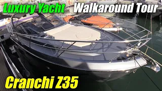 2022 Cranchi Z35 Motor Yacht - Walkaround Tour - 2021 Cannes Yachting Festival