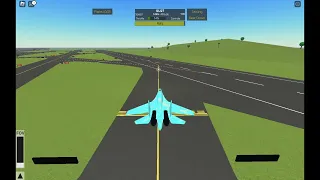 Roblox PTFS Dogfight F-22 vs Su-27 jet planes - Epic Aerial Battle!