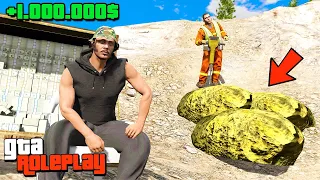 НАШЛИ ЗОЛОТО на МИЛЛИОН ДОЛЛАРОВ! Но оно КОЕ-КЕМ охраняется... - GTA 5 RP (Radmir RP)