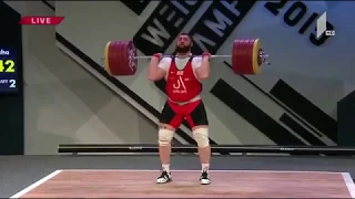 Lasha Talakhadze (+109 kg) Clean & Jerk 260 kg - 2019 European Weightlifting Championships