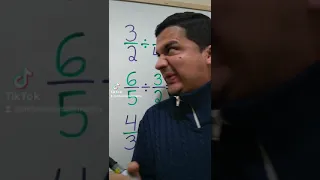 Divisão entre frações com o Mr Bean da Matemática 👨🏻‍🏫 Aprenda agora e inscreva no meu Canal ❤️