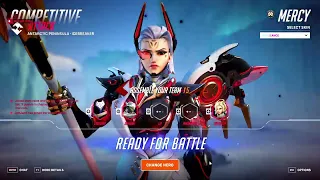 Overwatch 2 | She puts a defeat curse on there team directly on the Start | Mercy Vengeance Skin