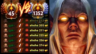 WHEN 4-DIGIT RANK EMBER SPIRIT MEETS RANK 45 GPK- INVOKER MID | Dota 2 Invoker