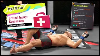 Losing every pro fight in UFC 4 career mode.. what actually happens?