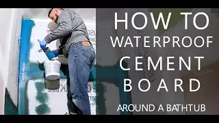 How to Waterproof Cement Board