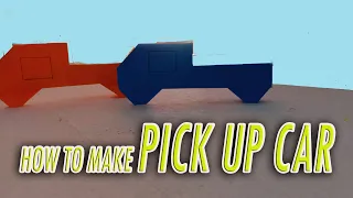Origami Tutorial: Pick-Up | DIY Craft | Mini Paper Pick up Truck  | Pickup Truck | Origami Craft