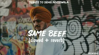 Same Beef ( Slowed + Reverb ) - Sidhu Moosewala Ft. Bohemia | Byg byrd | Punjabi Lofi song- Yk Music