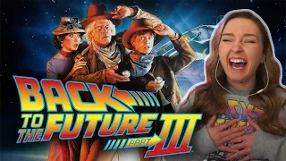 REACTING TO BACK TO THE FUTURE PART 3 FOR THE FIRST TIME! | Movie Reaction & Review