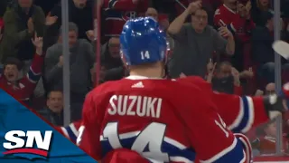 Canadiens' Nick Suzuki Caps Off Precise Passing To Open Scoring vs. Islanders